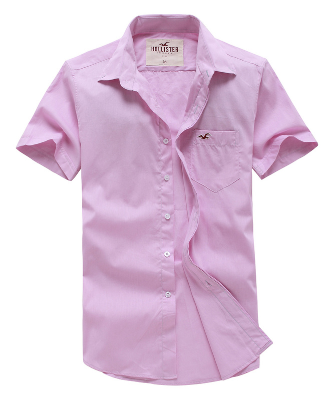 Hollister Hombres Pura De Color Oxford camiseta de verano HCO4489